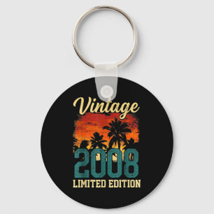 Vintage 2008 Limited Edition 18th Birthday 18 Year Keychain