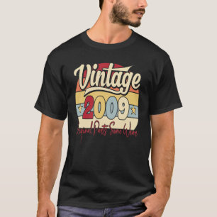 Vintage 2009 Original Parts Some Wear Retro 14th B T-Shirt