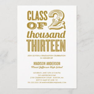 VINTAGE 2013 GRADUATION PARTY INVITATION