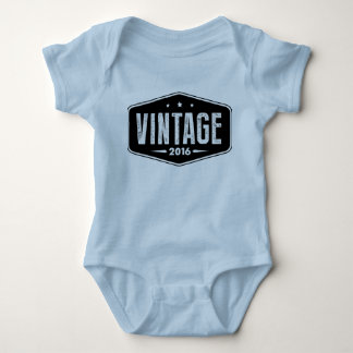 "Vintage 2016" Baby Bodysuit