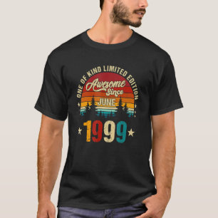 Vintage 23rd Birthday Awesome Since June 1999 Epic T-Shirt