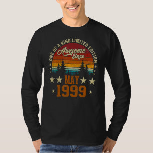 Vintage 23rd Birthday Awesome Since May 1999 Epic T-Shirt