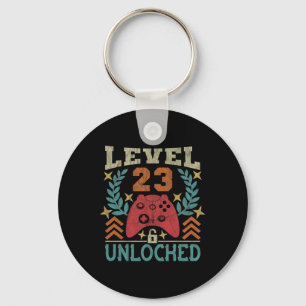 Vintage 23rd Birthday Gift 23 Year Old Boy Girl Ga Keychain