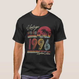 Vintage 24th birthday gift Retro Vintage September T-Shirt