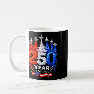 Vintage 250 Years 1776-2026 250th Birthday 4th Jul Coffee Mug