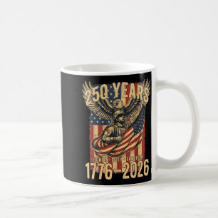 Vintage 250th Anniversary 1776-2026 America Flag Coffee Mug