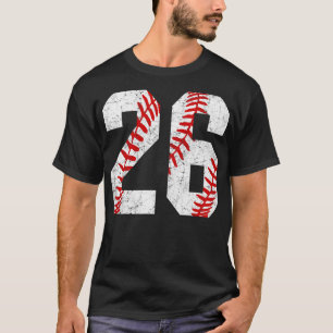 Vintage 26 Baseball Laces Baseball Mom Jersey Love T-Shirt