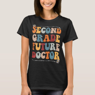 Vintage 2nd Second Grade Future Doctor Back To Sch T-Shirt
