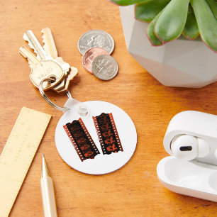 Vintage 35mm Negative Film Strip Keychain