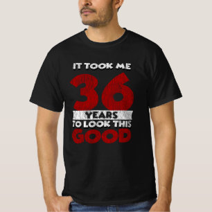 Vintage 36 Years Old Funny 36th Birthday Gift T-Shirt