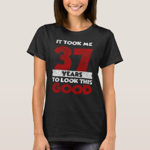 Vintage 37 Years Old Funny 37th Birthday Gift T-Shirt