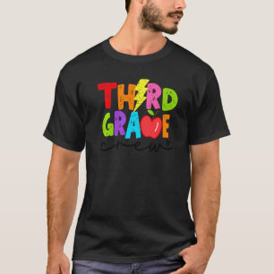Vintage 3rd Grade Crew Teacher Student First Day O T-Shirt
