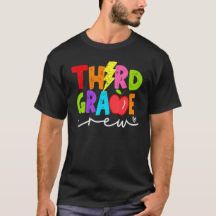 Vintage 3rd Grade Crew Teacher Student First Day O T-Shirt