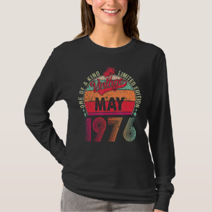 Vintage 46th Birthday Awesome Since May 1976 T-Shirt