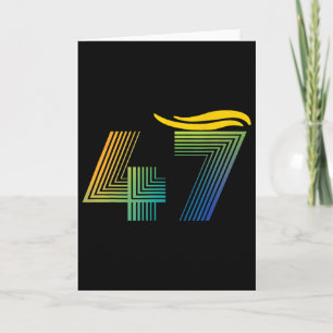 Vintage 47 Trump Hair 4 Card
