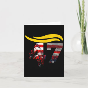 Vintage 47 Trump Hair 5 Card