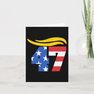 Vintage 47 Trump Hair  Card