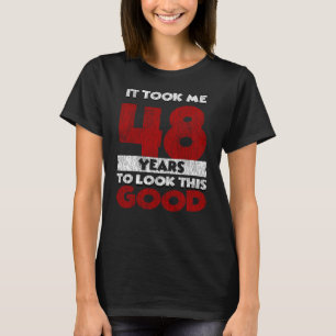 Vintage 48 Years Old Funny 48th Birthday Gift T-Shirt