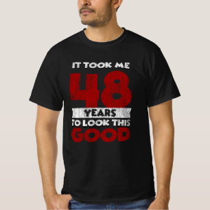Vintage 48 Years Old Funny 48th Birthday Gift T-Shirt