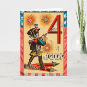 Vintage 4th of July Card