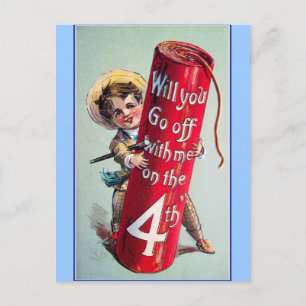 Vintage 4th of July Postcard