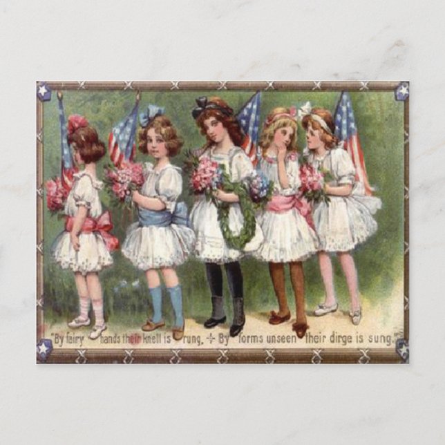 Vintage 4th of July Postcard (Front)