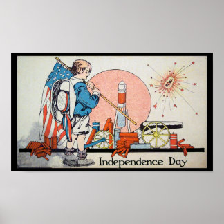 Vintage 4th of July Poster