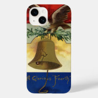 Vintage 4th of July with Eagle and Liberty Bell