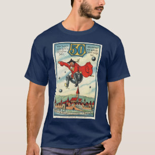 Vintage 50 Pfennig Notgeld Banknote T-shirt: Baron T-Shirt