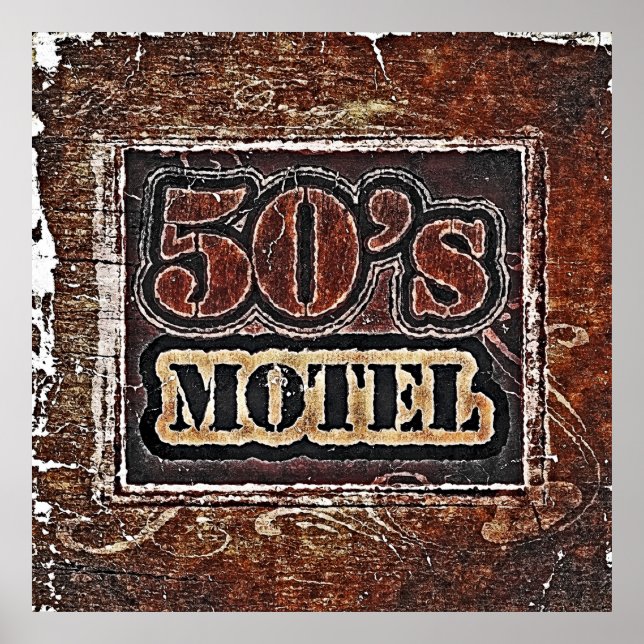 Vintage 50's Motel - Poster (Front)
