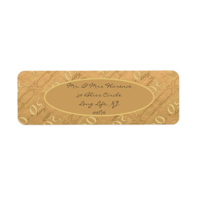 Vintage 50th Wedding Anniversary  (Front)