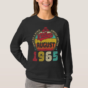 Vintage 57th Birthday Awesome Since August 1965 Ep T-Shirt