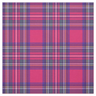 Vintage 5 Pink/blue/green/yellow/white plaid Fabric