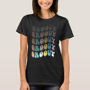 Vintage 60s, 70s Groovy Hippie Graphic Design T-Shirt