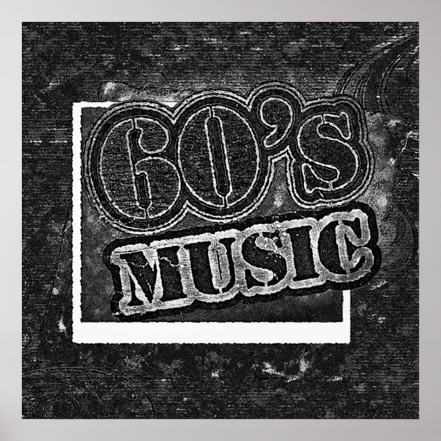 Vintage 60's Music - Poster (Front)