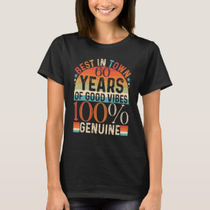 Vintage 60th Birthday Apparel  Womens Mens 60th Bi T-Shirt