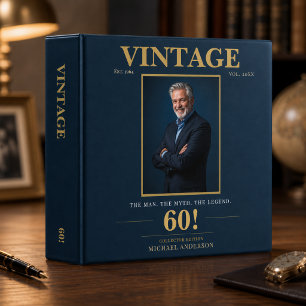 Vintage 60th Birthday Collector Keepsake Binder