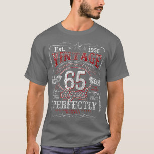 Vintage 65th Birthday 1956 Limited Edition Born T-Shirt
