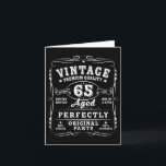 Vintage 65th Birthday Decorations Men Gag Funny 65 Card<br><div class="desc">Vintage 65th Birthday Decorations Men Gag Funny 65 Birthday T-shirt.png</div>