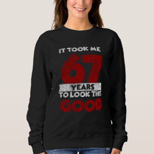 Vintage 67 Years Old Funny 67th Birthday Gift Sweatshirt