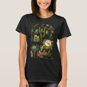 Vintage 70s Boho Botany Botanical Cactus Succulent T-Shirt