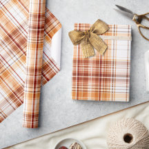 Vintage 70s Brown Plaid Farmhouse Lux Christmas