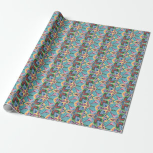 Vintage 70s Christmas wrapping paper