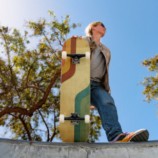 Vintage 70s designed skateboard