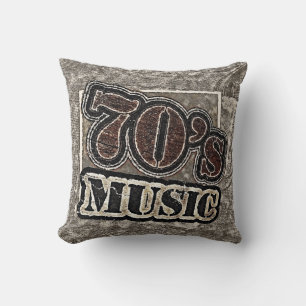 Vintage 70's Music - Pillow