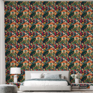 Vintage 70s Retro Wallpaper – Nostalgic Earthy 