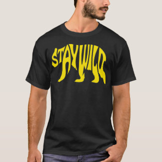 Vintage 70's Stay Wild California bear  T-Shirt