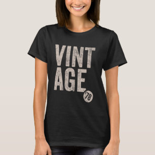 Vintage '78 born 1978 cool retro birthday legend 7 T-Shirt