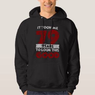 Vintage 79 Years Old Funny 79th Birthday Gift Hoodie