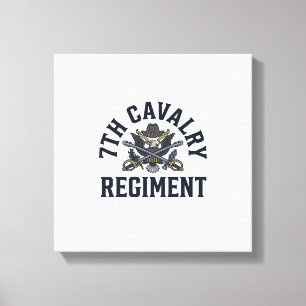 Vintage 7th Cavalry Regiment Chest Print Design_1